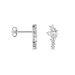 Boucles D'oreilles Puces Eden Argent Blanc Oxyde De Zirconium - Puces Femme | Marc Orian