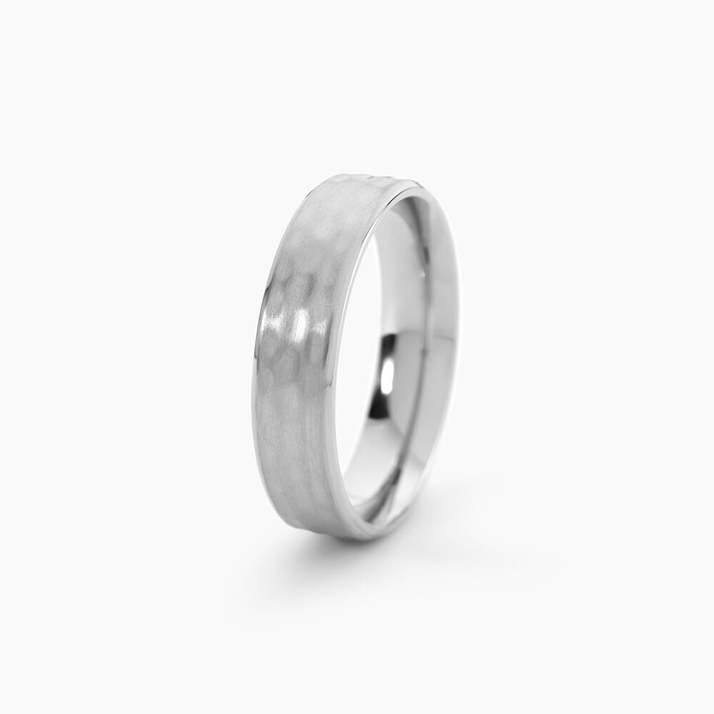 Bague M&eacute;tal Acier Argent&eacute; - Bijoux fantaisie Homme | Marc Orian
