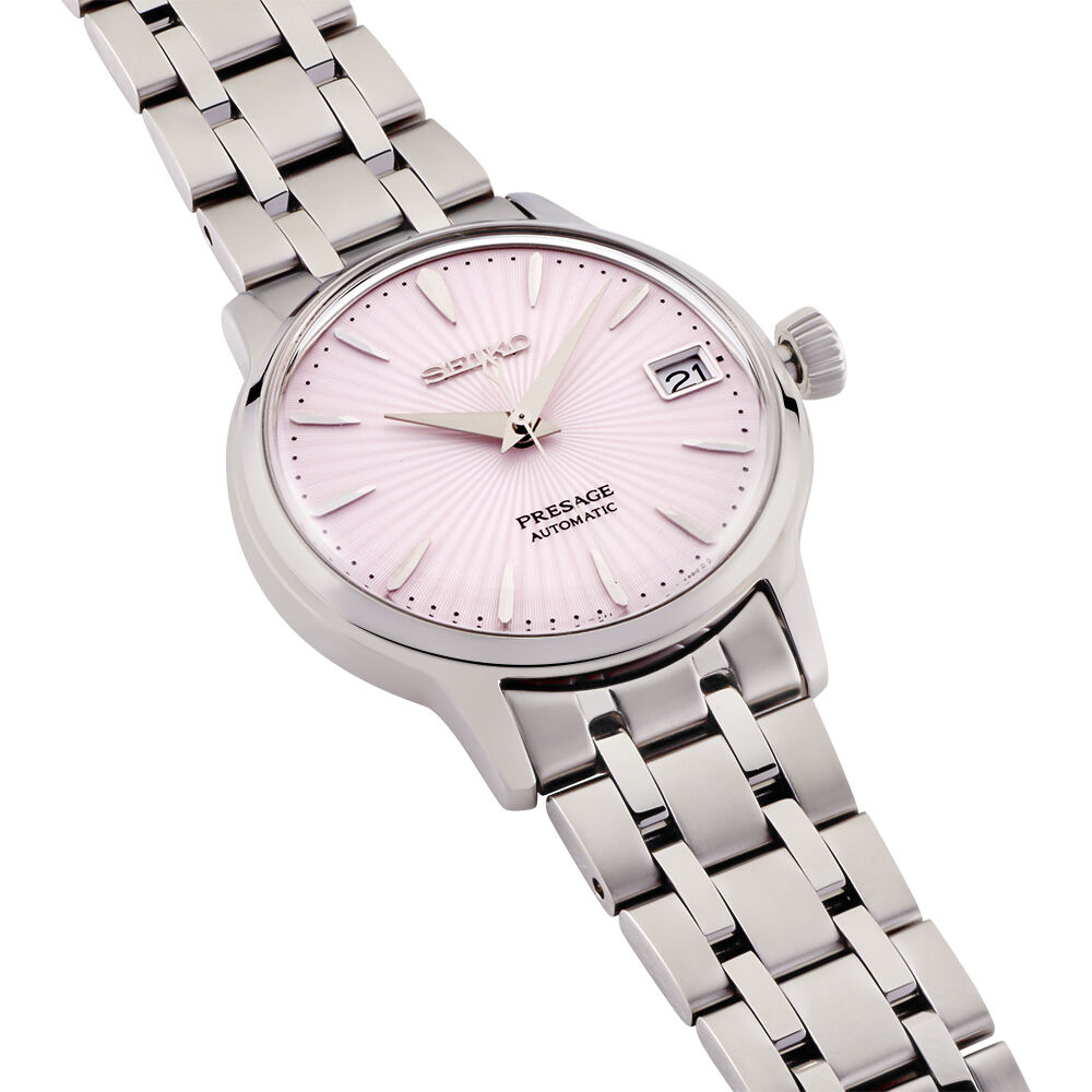 Montre Seiko Presage Cocktail Rose - Montres automatiques Femme | Marc Orian