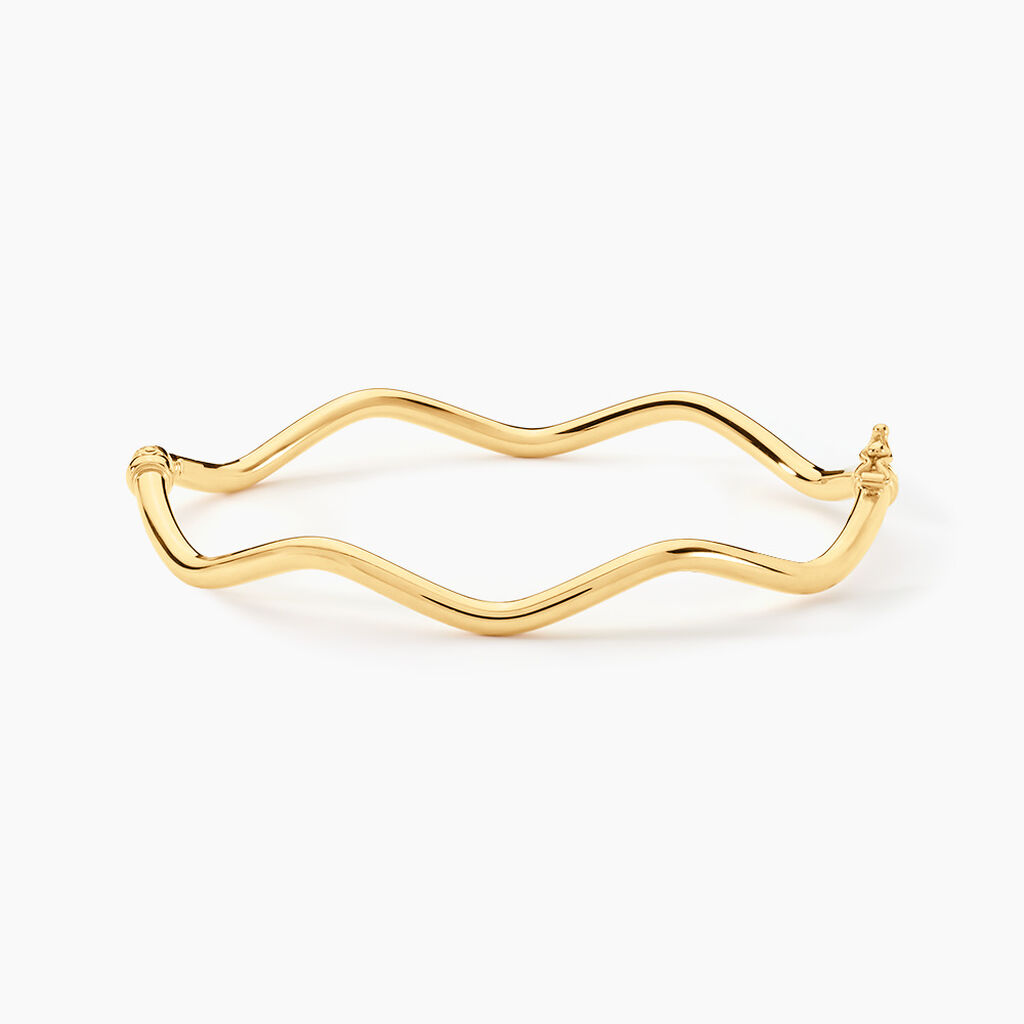 Bracelet Jonc Jennie Ondule Or Jaune - Bracelets joncs Femme | Marc Orian