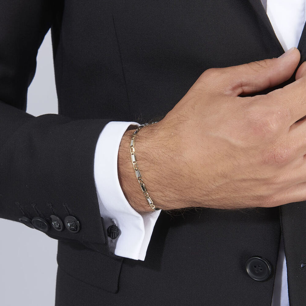 Bracelet Or Bicolore Danae - Bracelets mailles Homme | Marc Orian
