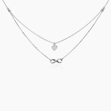 Collier Urielle Argent Blanc - Colliers ras du cou Femme | Marc Orian