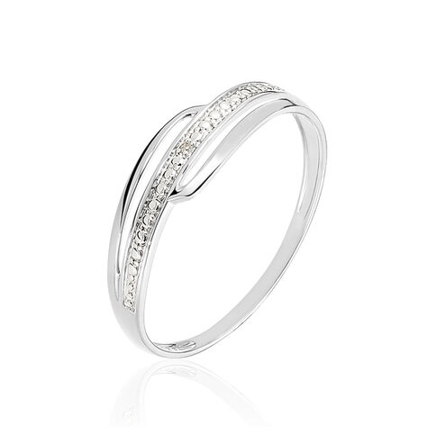 Bague Solena Or Blanc Diamant - Bagues Femme | Marc Orian