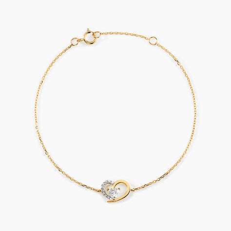 Bracelet Eliana Or Jaune Oxyde De Zirconium - Bracelets cha&icirc;nes Femme | Marc Orian
