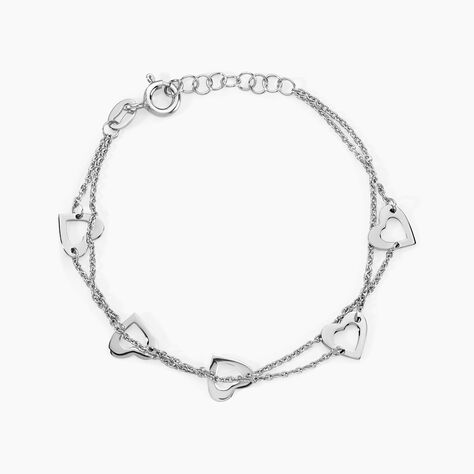 Bracelet Argent Blanc Suzy - Bracelets fantaisie Femme | Marc Orian