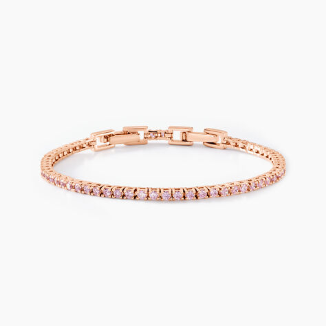Bracelet Rio Tennis Argent Rose Oxyde De Zirconium - Bracelets chaînes Femme | Marc Orian