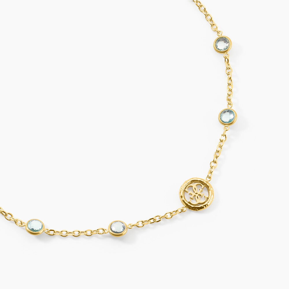Collier Guess Petra Acier Jaune Oxyde De Zirconium - Colliers avec pierres Femme | Marc Orian