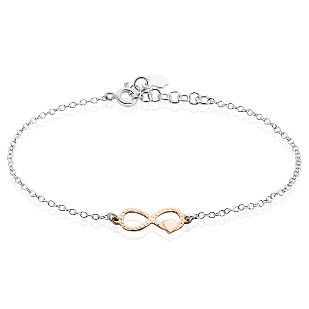 Bracelet Argent Bicolore Vikenti - Bracelets chaînes Femme | Marc Orian