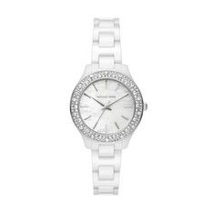 Montre Michael Kors Liliane Blanc - Montres Femme | Marc Orian