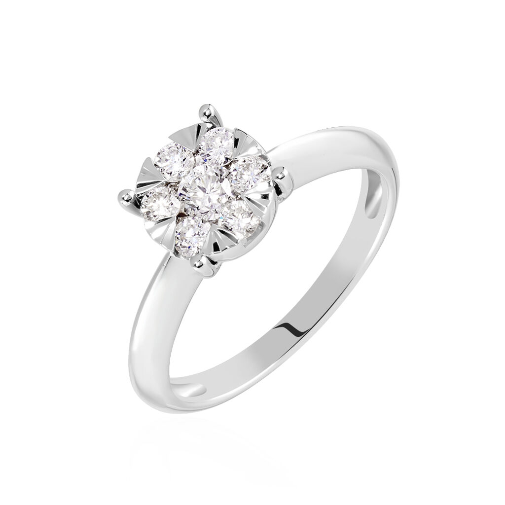 Bague Solitaire Dream Or Blanc Diamant - Solitaires Femme | Marc Orian
