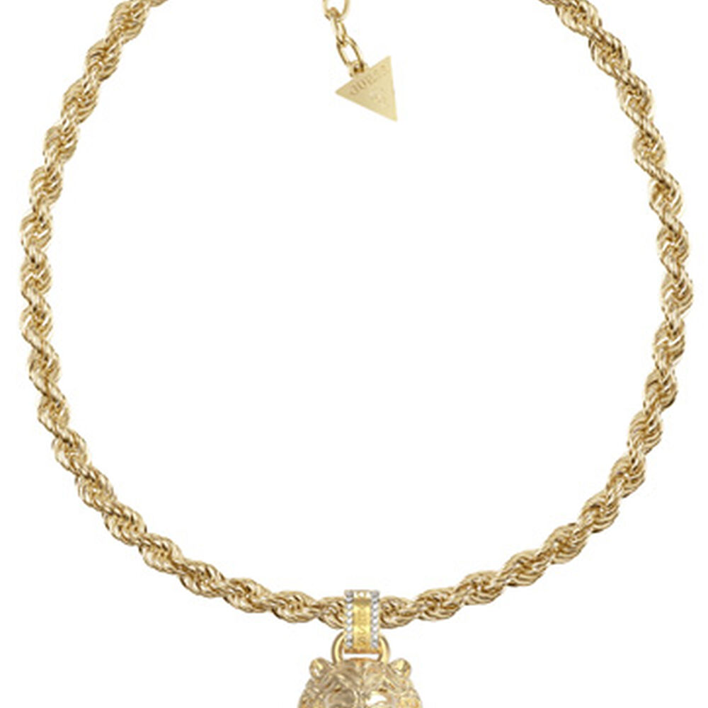 Collier Guess Lion King Acier Jaune - Colliers ete Homme | Marc Orian