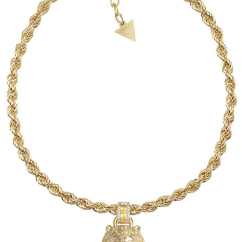 Collier Guess Lion King Acier Jaune - Colliers ete Homme | Marc Orian