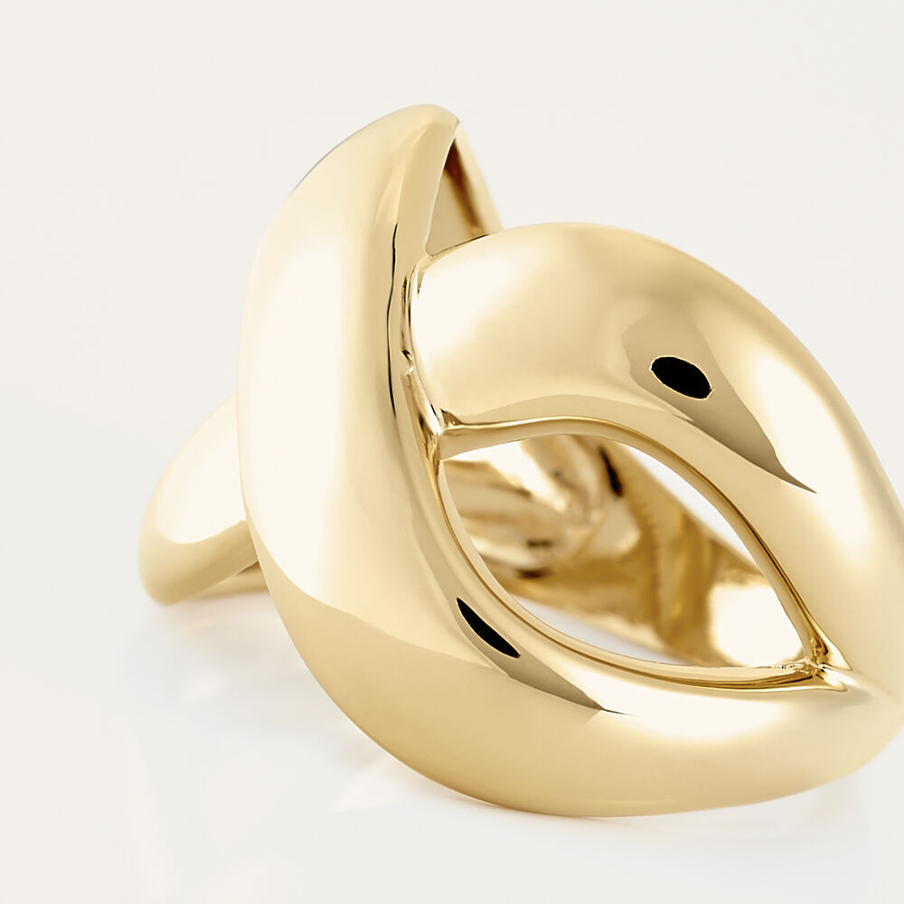 Bague Attalia Plaque Or Jaune - Bijoux fantaisie Femme | Marc Orian