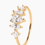 Bague Glamour Plaqu&eacute; Or Jaune Oxyde De Zirconium - Bijoux fantaisie Femme | Marc Orian