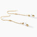Boucles D'oreilles Pendantes Petrona Or Jaune Perle De Culture - Pendantes Femme | Marc Orian