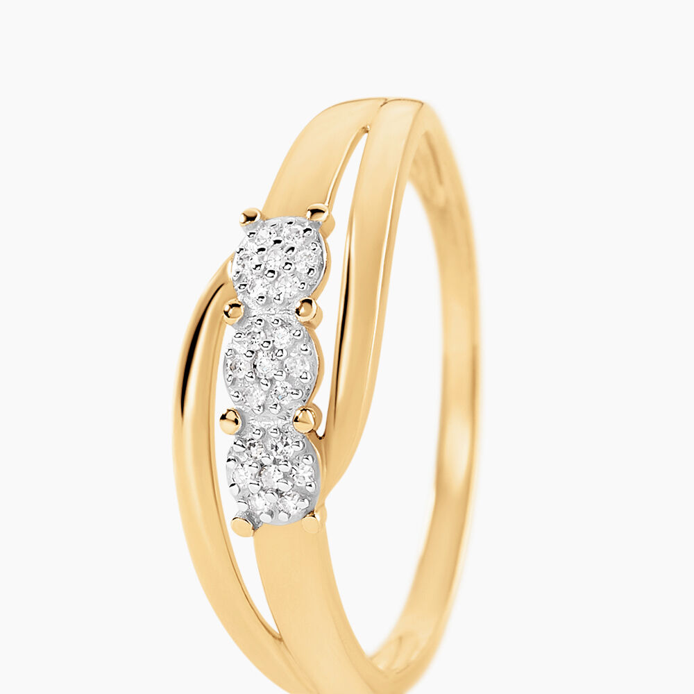 Bague Nolan Or Jaune Diamant - Parures de mariage Femme | Marc Orian
