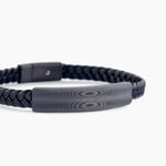 Bracelet Cuir De Vache Noir - Bracelets cuir Homme | Marc Orian