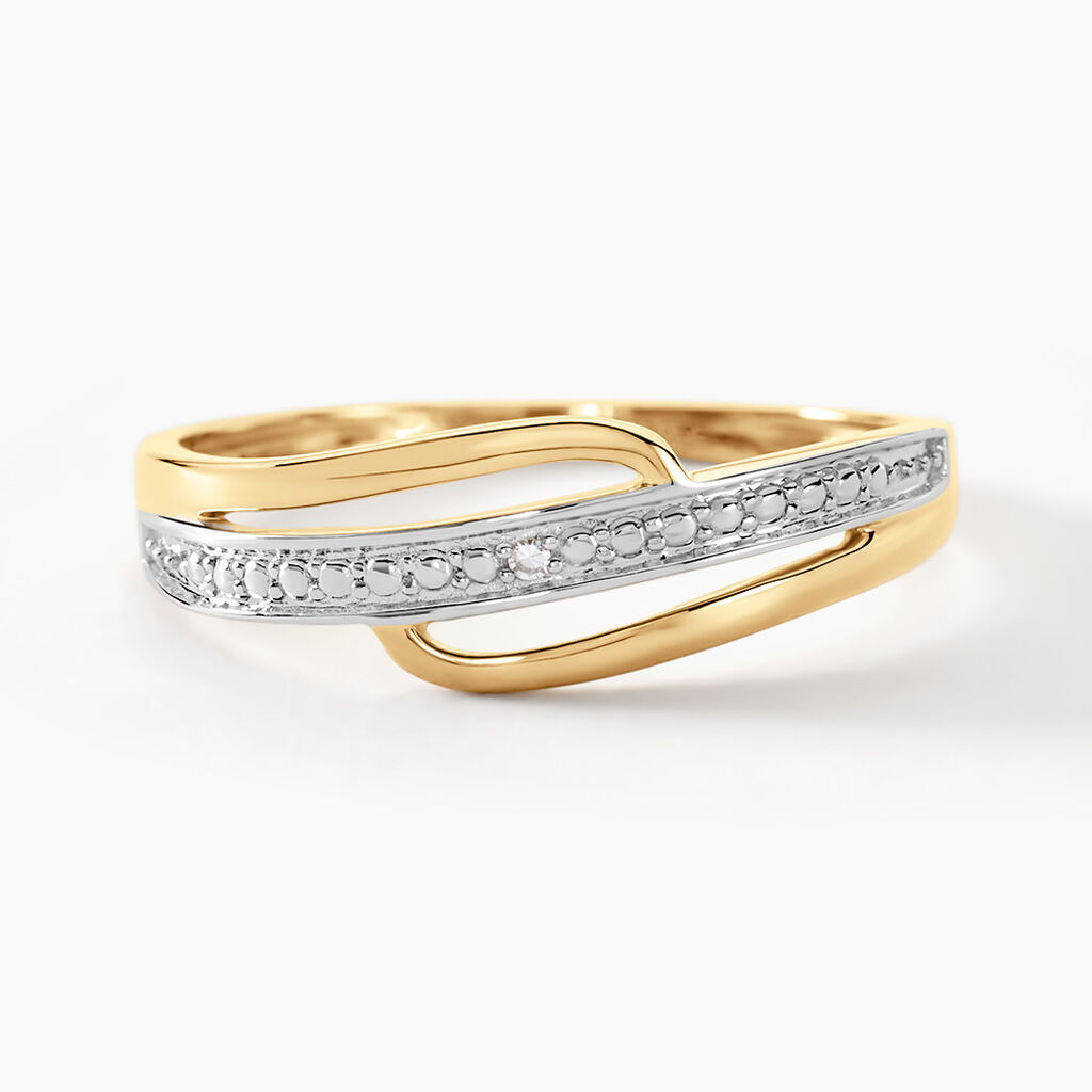 Bague Solena Or Jaune Diamant - Bagues pierres précieuses Femme | Marc Orian