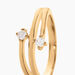 Bague Ana-lou Plaque Or Jaune Oxyde De Zirconium - Bagues avec pierre Femme | Marc Orian