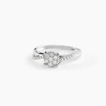 Bague Hebe Or Blanc Diamant - Bagues pierres pr&eacute;cieuses Femme | Marc Orian