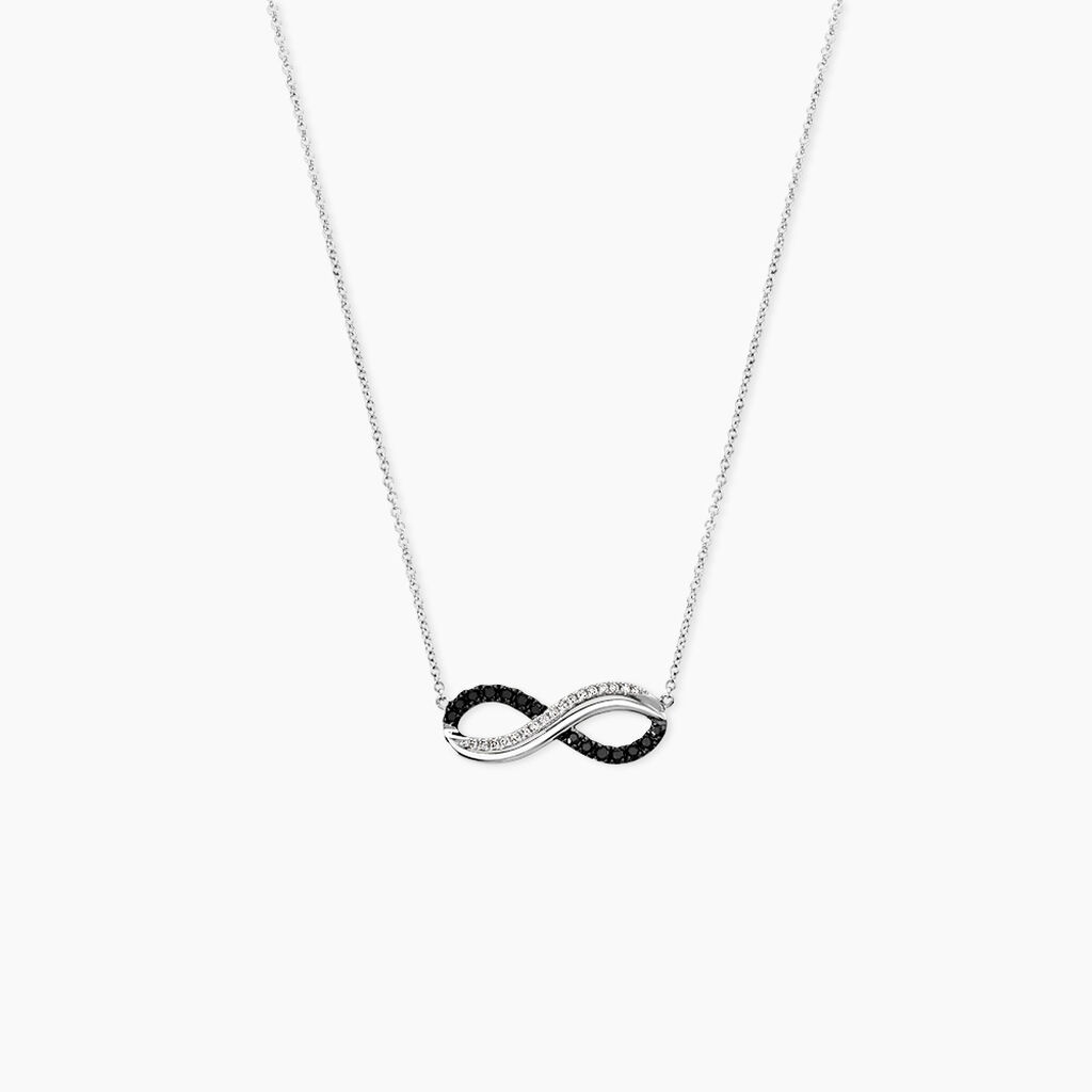Collier Rejane Or Blanc Diamant - Colliers avec pierres Femme | Marc Orian