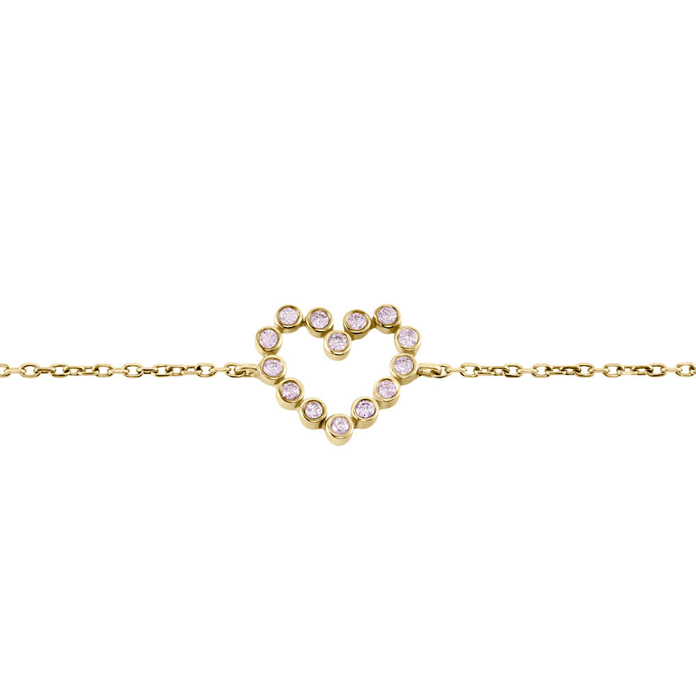 Bracelet Plaqué Or Jaune Danaë Oxydes De Zirconium - Bracelets chaînes Femme | Marc Orian