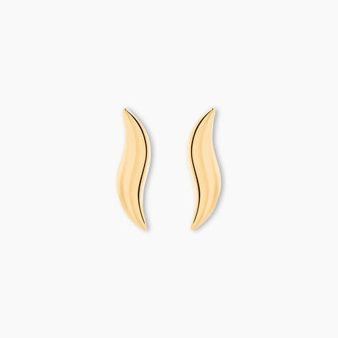 Boucles D'oreilles Puces Merrion Or Jaune - Puces Famille | Marc Orian