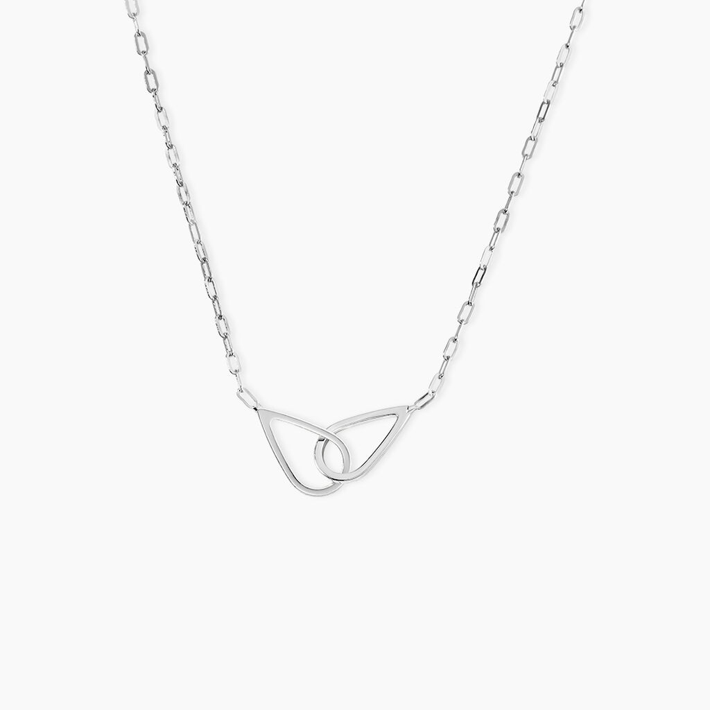 Collier Les Inseparables Argent Blanc - Colliers fantaisie Femme | Marc Orian