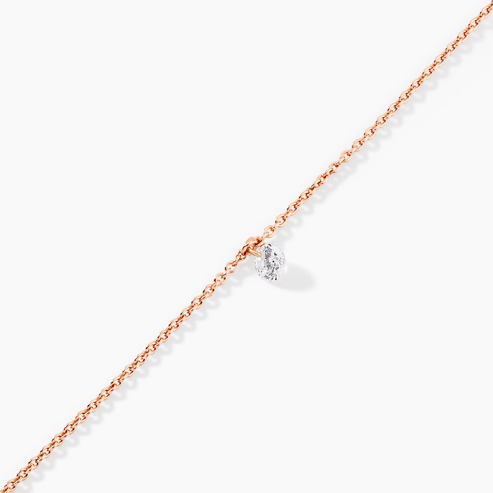 Bracelet Constantin Argent Rose Oxyde De Zirconium - Bracelets fantaisie Femme | Marc Orian