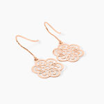 Boucles D'oreilles Pendantes Rubino Argent Rose - Pendantes Femme | Marc Orian