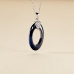 Collier Peer Argent Blanc Oxyde De Zirconium - Colliers avec pierres Femme | Marc Orian
