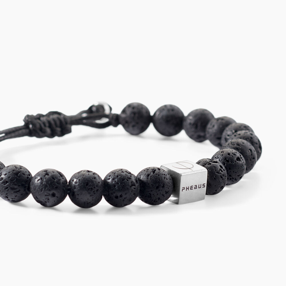 Bracelets Phebus Him Acier Blanc Lave - Bracelets cha&icirc;nes Homme | Marc Orian