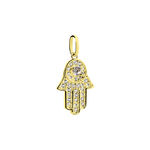 Pendentif Fatima Or Jaune Oxyde De Zirconium - Pendentifs Femme | Marc Orian