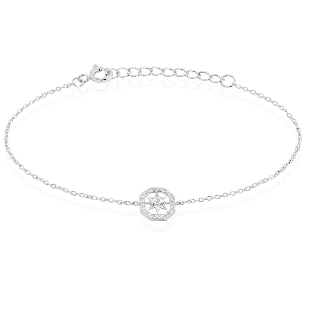 Bracelet Ray Argent Oxyde De Zirconium - Bracelets chaînes Femme | Marc Orian