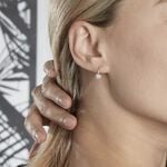 Boucles D'oreilles Pendantes Ursilla Or Blanc Diamants - Pendantes Femme | Marc Orian