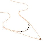 Collier Andreana Argent Rose Pierre De Synthese - Colliers multirangs Femme | Marc Orian