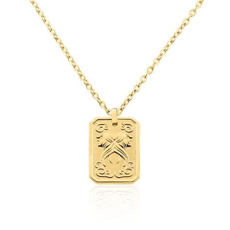 Collier Phebus Him Acier Jaune - Colliers ete Homme | Marc Orian
