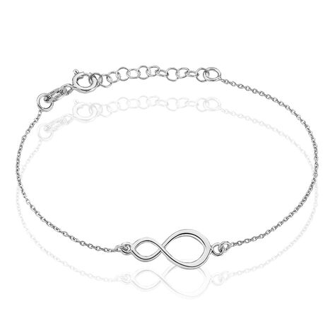 Bracelet Adeline Argent Blanc - Bracelets chaînes Femme | Marc Orian