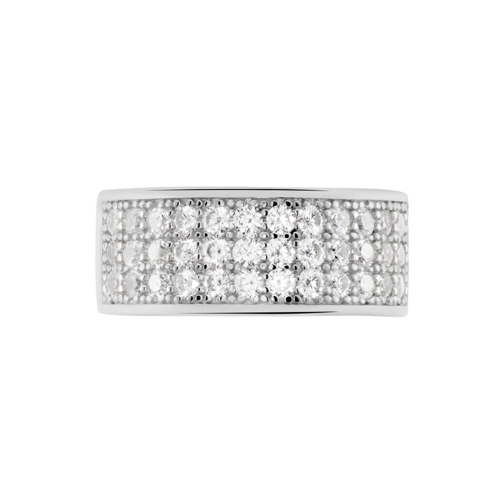 Bague Cecelia Argent Blanc Oxyde De Zirconium - Bagues avec pierre Femme | Marc Orian