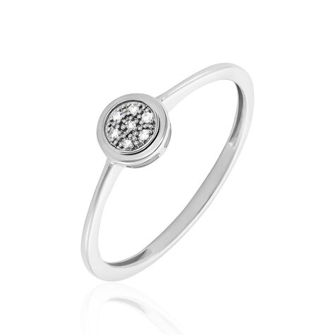 Bague Or Blanc Anaitis Diamants - Bagues pierres précieuses Femme | Marc Orian