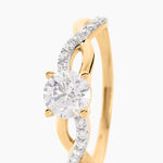 Bague Tilla Or Jaune Oxyde De Zirconium - Solitaires Femme | Marc Orian