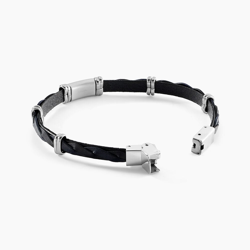Bracelet Acier Blanc Pacome - Bracelets cuir Homme | Marc Orian