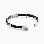 Bracelet Acier Blanc Pacome - Bracelets cuir Homme | Marc Orian