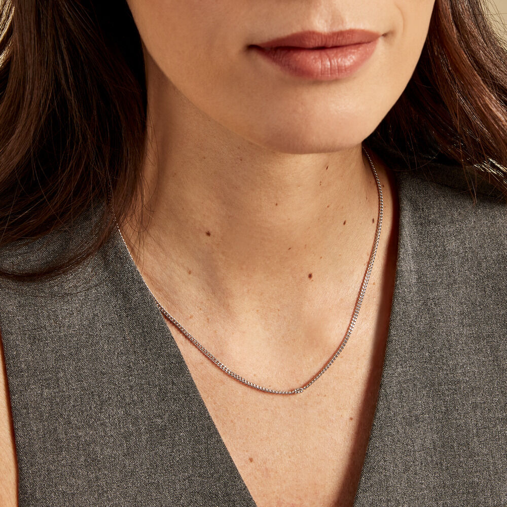Collier Eternity Argent Blanc Oxyde De Zirconium - Colliers avec pierres Femme | Marc Orian