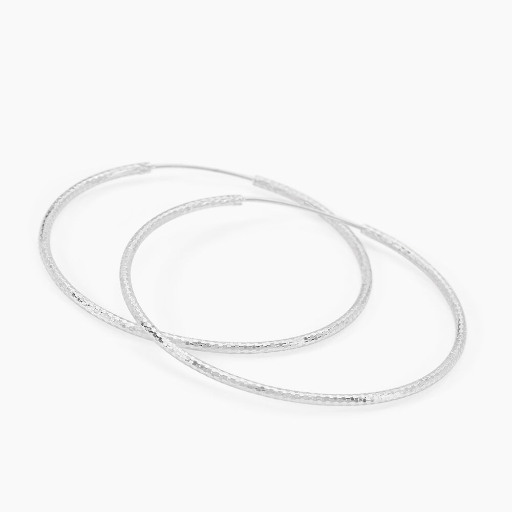 Cr&eacute;oles Argent Blanc Agathe - Cr&eacute;oles Femme | Marc Orian