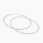 Cr&eacute;oles Argent Blanc Agathe - Cr&eacute;oles Femme | Marc Orian