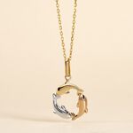 Pendentif Haizia Trio Dauphins Or Tricolore - Pendentifs Famille | Marc Orian