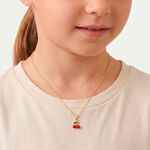 Collier Cherry Cerise Or Jaune - Colliers avec pierres Enfant | Marc Orian