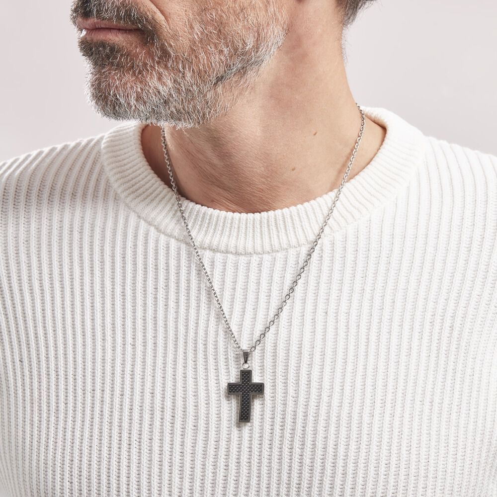 Collier Phebus Him Fippe Acier Blanc - Colliers Homme | Marc Orian