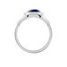 Bague Takara Argent Blanc Lapis Lazuli - Bagues de promesse Femme | Marc Orian